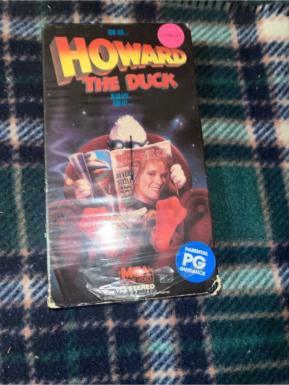 Howard the Duck VHS 1986 Vintage Movie Partial Seal Factory Wrap MCA PG